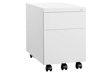 Mobile drawer cabinet metal antibacterial 2 drawers 