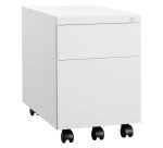 Caisson mobile métal antibactérien 2 tiroirs