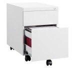 Caisson mobile métal antibactérien 2 tiroirs