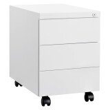 Mobile drawer cabinet antibacterial 3 drawers 