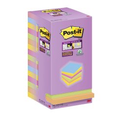 Torre Post-it 16 blocs Notas Supert Sticky 76 x 76 
