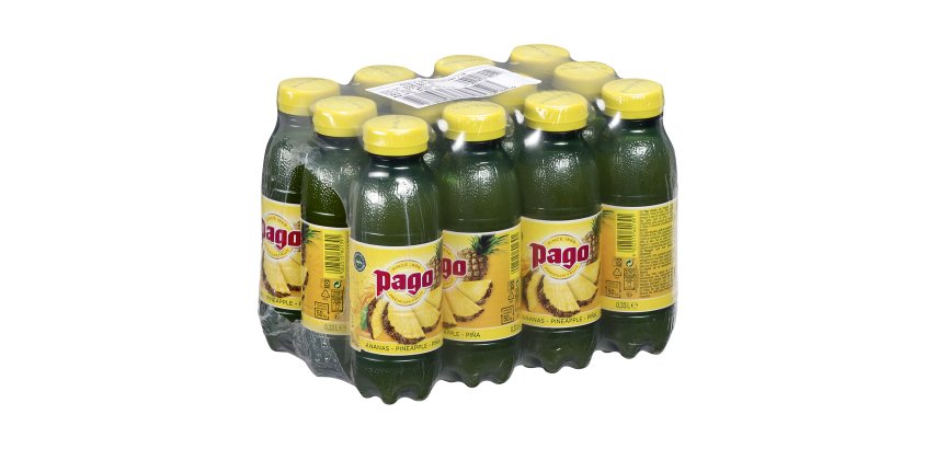 Zumo de piña Pago - 33 cl - 12 botellas