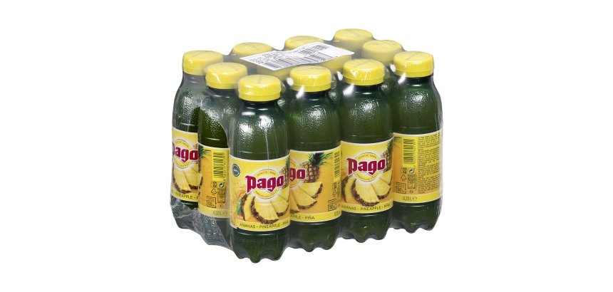 Zumo de piña Pago - 33 cl - 12 botellas