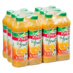 Fruitsap Joke Le Fruit sinaasappel 1 L - karton van 12 flessen