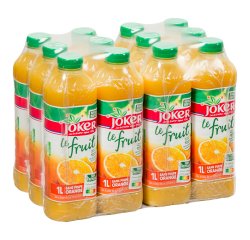 Fruit juice Joke Le Fruit orange 1 L - pack of 12 bottles