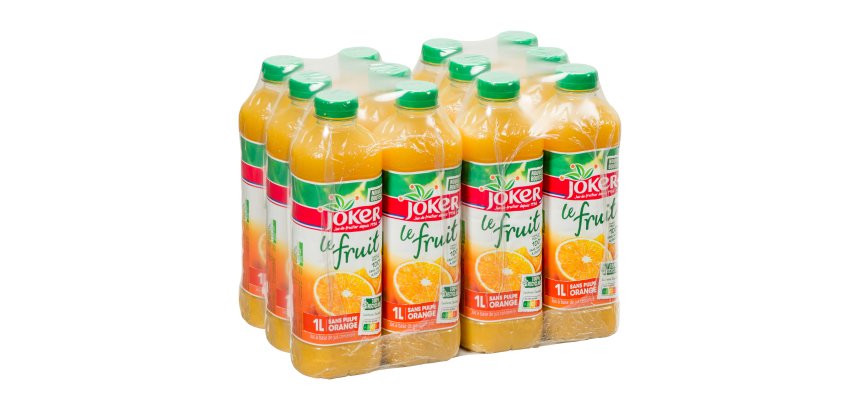 Jus Joker Le Fruit orange 1 L - Carton de 12 bouteilles