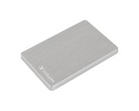 Disco duro HDD Slim de aluminio Store'N'Go de Verbatim de 2 TB con puerto USB 3.1 (USB-C)