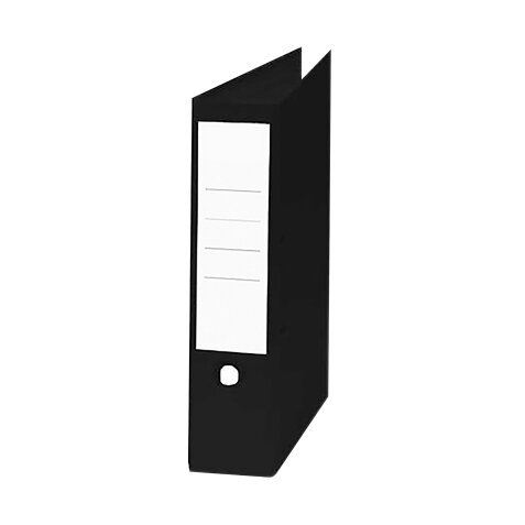 Archivador de palanca 75 mm cartón 2 anillas Folio negro