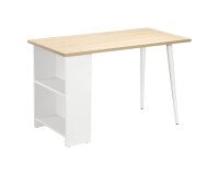 Escritorio Design con estanterías An 120 x Fon 60 cm Roble claro