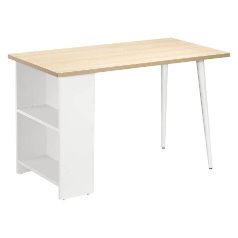 Schreibtisch Designy mit  Bücherregal W 120 x T 60 cm