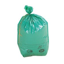 Sac poubelle 30 litres NF Environnement vert - 500 sacs