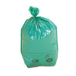 Bolsas de basura Ecológicas sin autocierre 25 micras 30L - Paquete de 500 bolsas