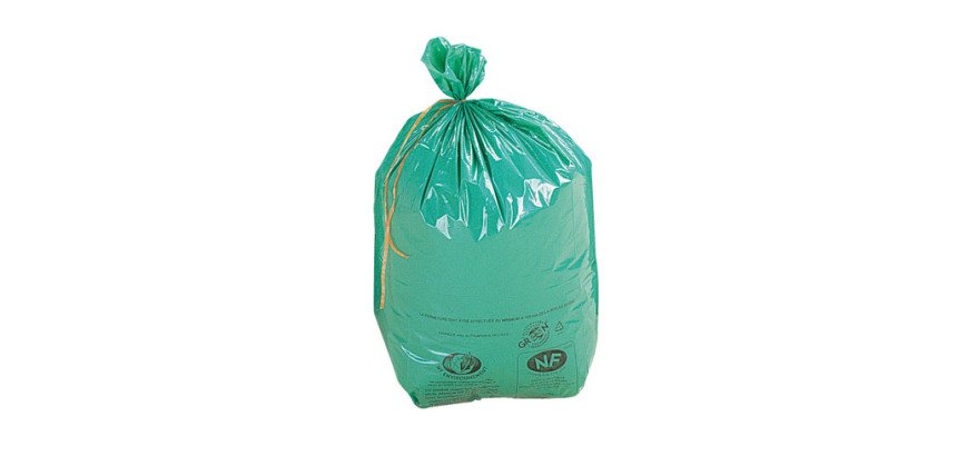Sac poubelle 30 litres NF écologiques - carton de 500