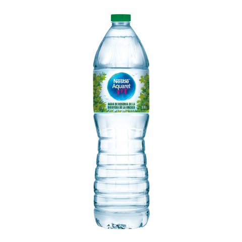 Agua Nestlé Aquarel - botella 1,5 L.