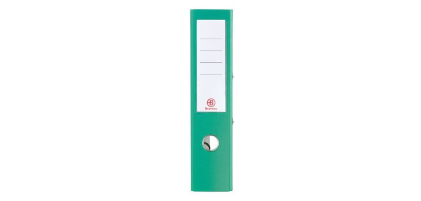 Archivador de palanca forrado en polipropileno Bruneau A4 lomo 5 cm verde