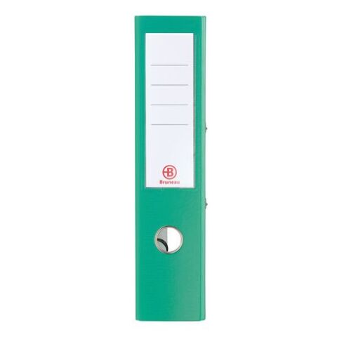 Archivador de palanca forrado en polipropileno Bruneau A4 lomo 5 cm verde