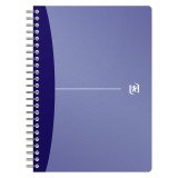 Cahier spirale Oxford Urban mix A5 14,8 x 21 cm - blanc ligné - 180 pages