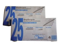 Sobres 110 x 220 mm 90 g Sam - Paquete de 25