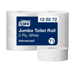 Papier toilette Maxi Jumbo double épaisseur Tork T1 Advanced - 6 rouleaux de 360 m