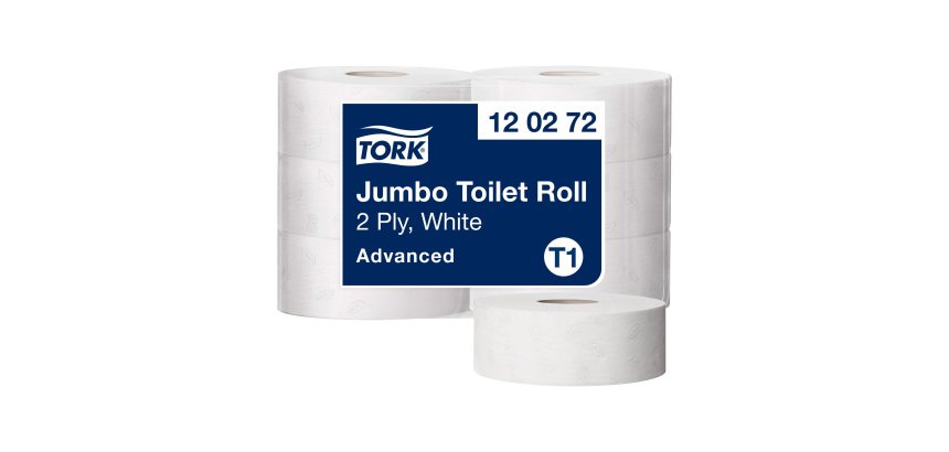Papier toilette Maxi Jumbo double épaisseur Tork T1 Advanced - 6 rouleaux de 360 m