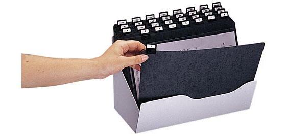 Trieur métal Rexel numérique 31 divisions gris