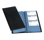 Tarjetero 27 x 13 cm PVC negro Elba