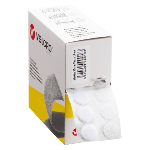 Pastillas de fijación de marca VELCRO®- Caja de 200
