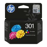 HP 301 Cartouche 3 couleurs Cyan, Jaune et Magenta, pour imprimante jet d'encre