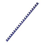 Baguette reliure anneaux plastique PAVO 12 mm bleu - Boite de 25