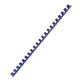 Baguette reliure anneaux plastique PAVO 12 mm - Boite de 25