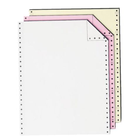 Papel de listado tratamiento de texto Exacompta 3 ejemplares 70 g 240 x 305 mm - 1000 hojas
