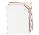 Papier listing traitement de texte 3 exemplaires double couleur 240 x 305 mm - Carton de 1000