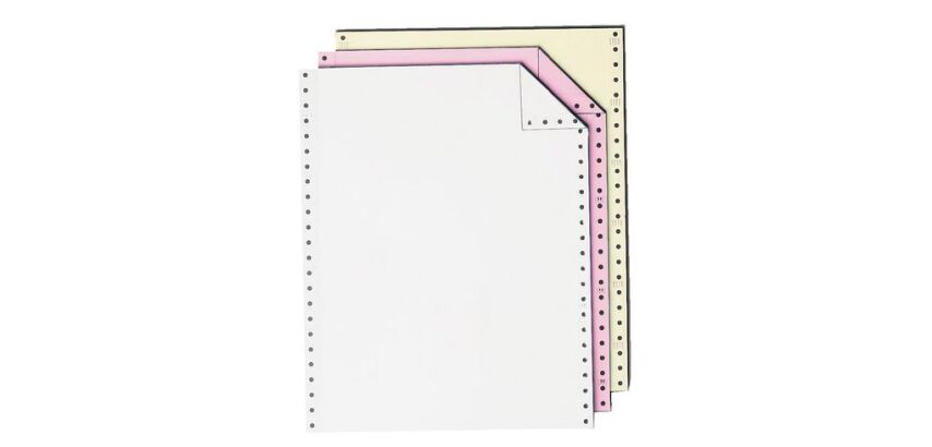 Listing paper for text processing Exacompta 3 copies 70 g 240 x 305 mm - 1000 sheets