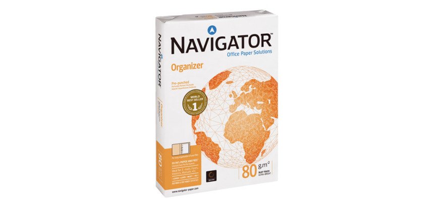 Papel blanco A4 80 g Navigator Organizer - paquete de 500 hojas
