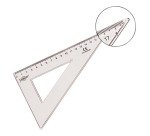 Cartabón de dibujo en poliestireno 30 cm Faibo