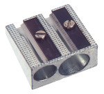 Afilalápiz metálico doble uso