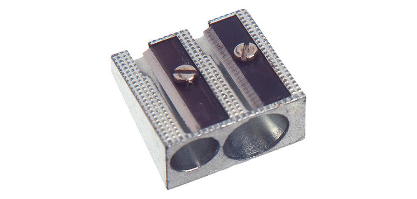 Afilalápiz metálico doble uso