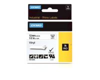 Cinta RhinoPro Vinilo 12 mm x 5,5 m blanco