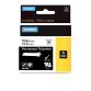 Polyester ribbon Dymo Rhino 12 mm 18483 white with black print