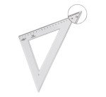 Escuadra de dibujo en poliestireno 20 cm Faibo