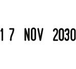 Tampon encreur automatique dateur standard Trodat Printy 4810