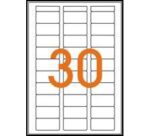 Etiquette adresse jet d'encre et laser recyclée 38 x 19 mm Agipa 101245 blanche - Boîte de 420