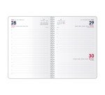 Agenda Syncro dia página 15 x 21 cm negro
