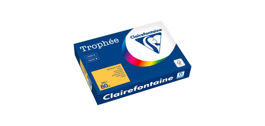 Clairefontaine Trophée, ream of 500 sheets, A4, 80 g, intense colours