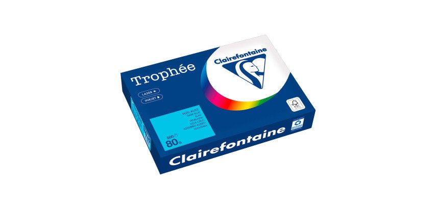 Clairefontaine Trophée, ream of 500 sheets, A4, 80 g, intense colours