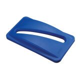 Tapa para contenedor selectivo Rubbermaid Slim Jim azul