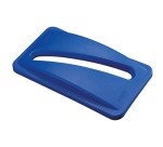 Tapa para contenedor selectivo Rubbermaid Slim Jim azul