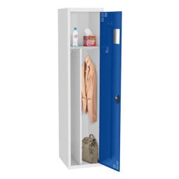 Standard wardrobe 1 column polluting industry - basic element - blue