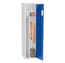 Standaard kleerkast 1 kolom vervuilende industrie - basiselement - blauw
