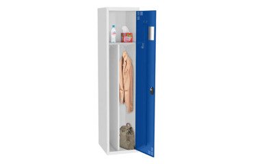 Standaard kleerkast 1 kolom vervuilende industrie - basiselement - blauw
